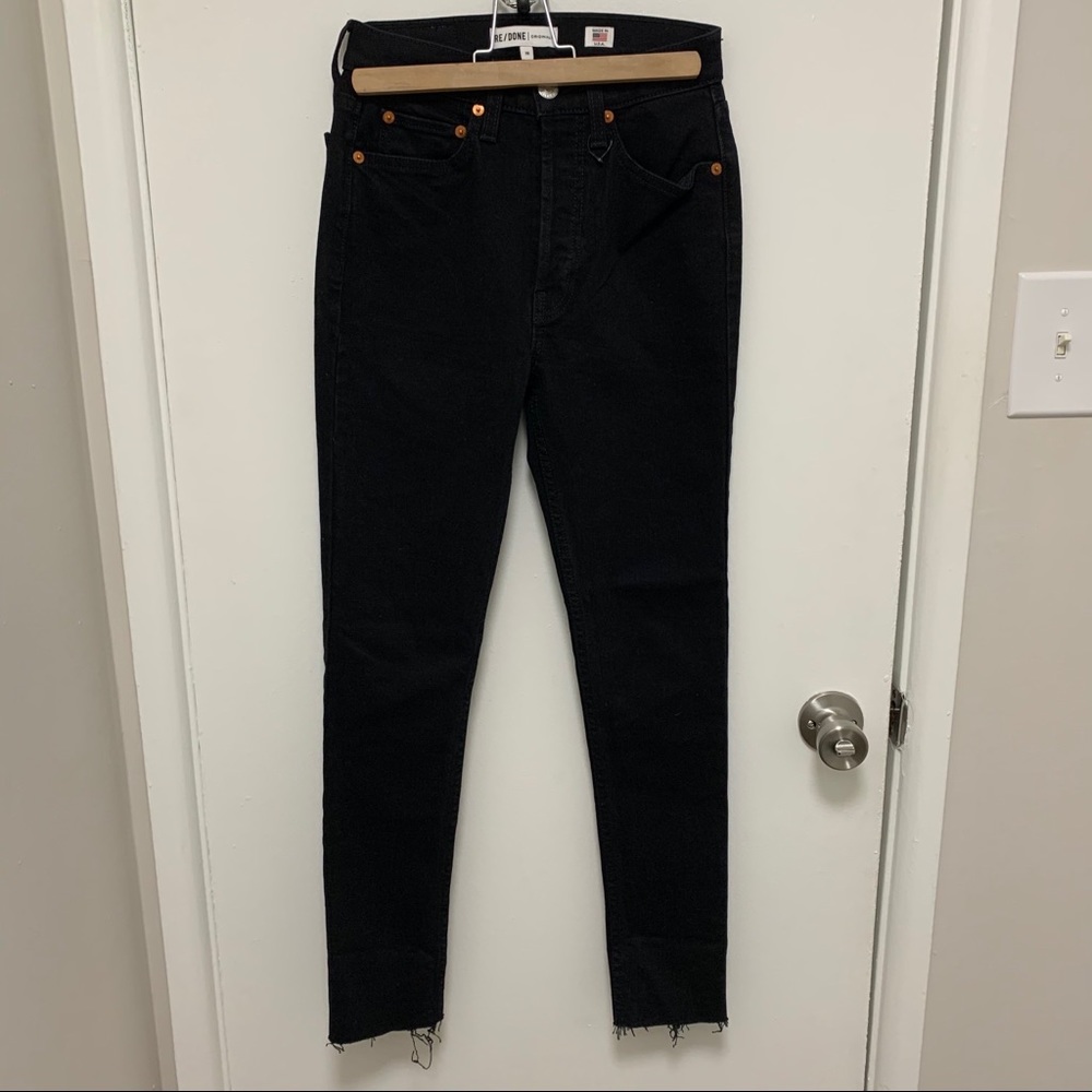 RE/DONE Jeans Comfort Stretch High Rise Ankle Crop